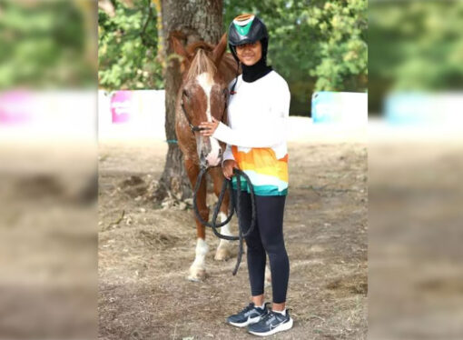 Joven Jinete India, Nida Anjum Chelat, debuta en el campeonato de resistencia de la FEI